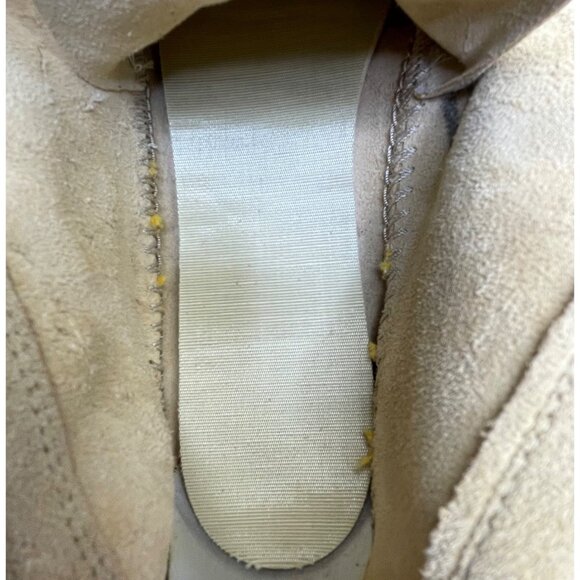 Lake Church Men’s Sand Suede Fringe Hand laced Hard Sole Moccasins Size 7.5 - Picture 7 of 10